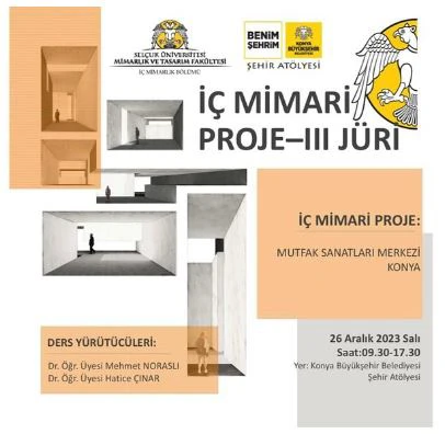 Proje-III Ara Jürisi 26.12.2023 tarihinde Şehir Atölyesi’nde gerçekleştirildi.